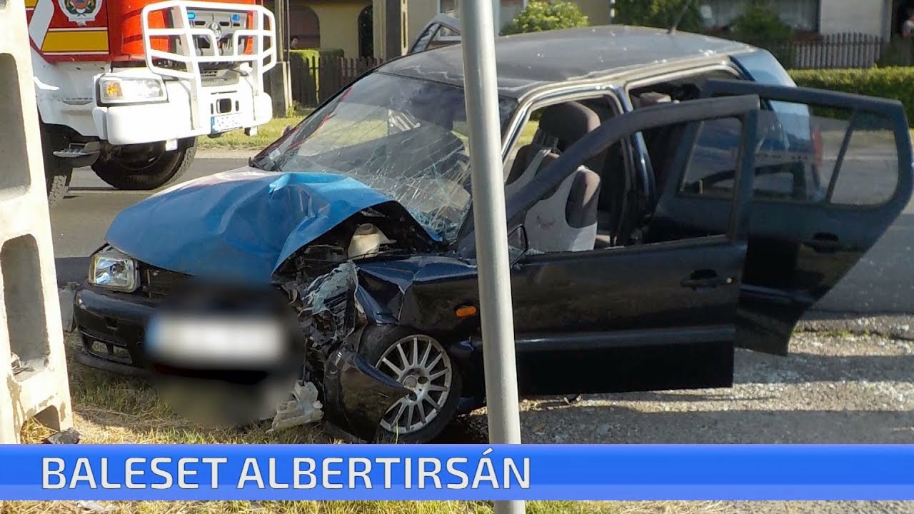 Baleset Albertirsán Ceglédi Városi Televízió