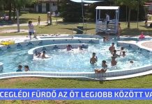 A Cegléd Fürdő az öt legjobb között van