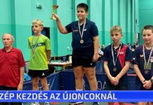 Szép kezdés az újoncoknál