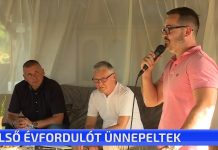 Első évfordulót ünnepeltek