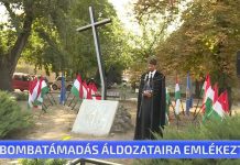 A bombatámadás áldozataira emlékeztek