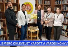 Elismerő oklevelet kapott a Városi Könyvtár