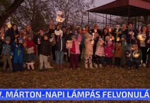 Lámpásokkal sétáltak