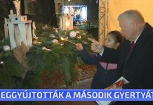 Meggyújtották a második gyertyát