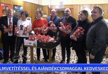 Filmvetítéssel és ajándékcsomaggal kedveskedtek