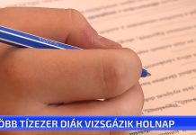 Több tízezer diák vizsgázik holnap