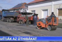 Javítják az úthibákat