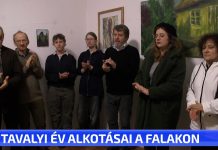 A tavalyi év alkotásai a falakon