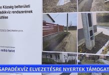 Csapadékvíz elvezetésére nyertek támogatást