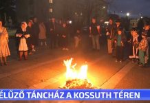 Télűző táncház a Kossuth téren