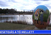 Mesetojás a tó mellett