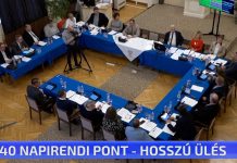 40 napirendi pont – hosszú ülés