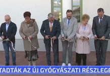 Átadták az új gyógyászati részleget