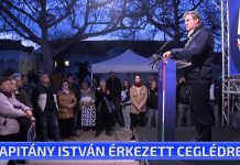 Kapitány István érkezett Ceglédre