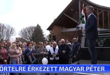 Törtelre érkezett Magyar Péter