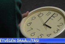 Hétvégén óraállítás!