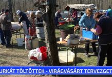Hurkát töltöttek – virágvásárt tervezgettek