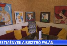 Festmények a Bisztró falán