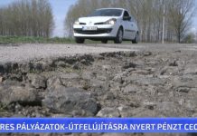 Sikeres pályázat-útfelújításra nyert pénzt Cegléd