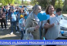 Autizmus világnapi program Ceglédbercelen