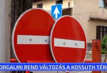 Forgalmi rend változások a Kossuth téren