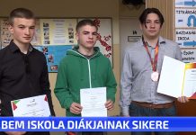 A Bem iskola diákjainak sikere