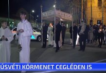 Húsvéti körmenet Cegléden is