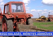 Lassú haladás, méretes járművek