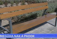 Megújulnak a padok
