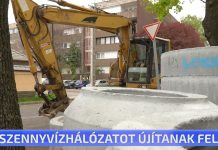 Szennyvízhálózatot újítanak fel