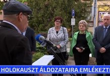 A holokauszt áldozataira emlékeztek