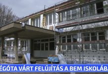 Régóta várt felújítás a Bem iskolában