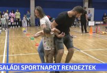 Családi sportnapot rendeztek