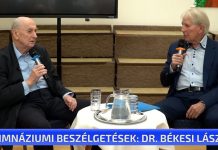 Gimnáziumi beszélgetések: dr. Békesi László
